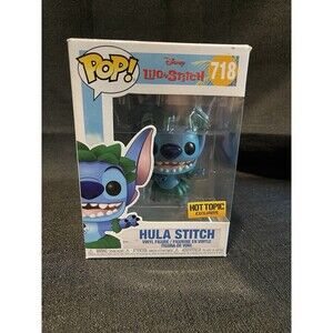 Funko Pop! Disney Lilo & Stitch - Hula Stitch #718 Hot Topic + Protector